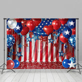 Aperturee - Aperturee Round Heart Shape Balloons Flags Cake Smash Backdrop